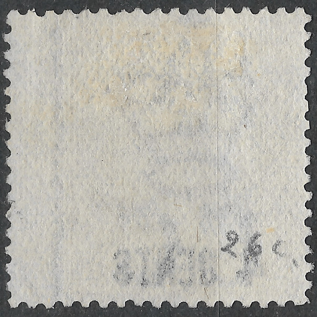 Mauritius 1878 4¢ on 1d SG.84 — VF, B53 Barred Postmark, Wing-margin, Used