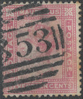 Mauritius 1880 17¢ SG.96 — Wmk Crown CC, Fine Used, B53 Barred Oval Postmark